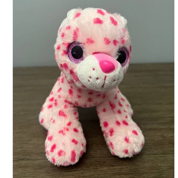 Adorable‎ Pink Valentine's Day Leopard by Adventure Planet 9" - Picture 1 of 4